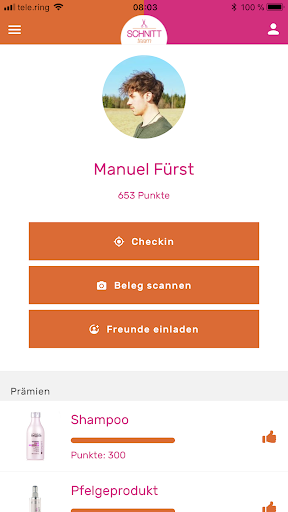 SCHNITT team Screen 2