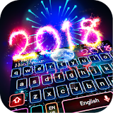 Happy New Year 2018 Keyboard Theme icon