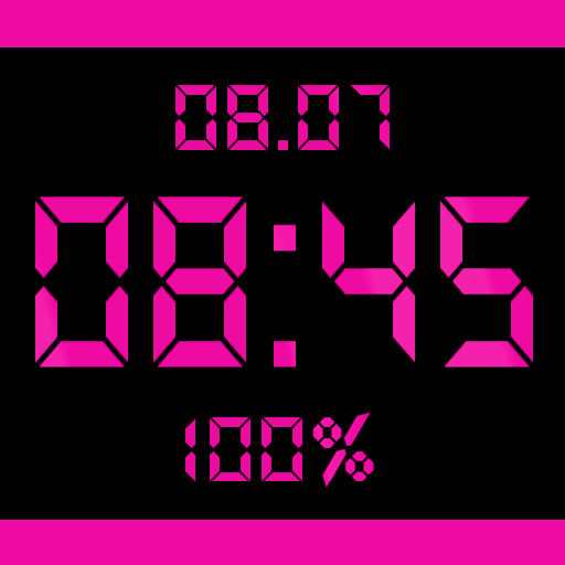 Digital Clock Live Wallpaper S Logo
