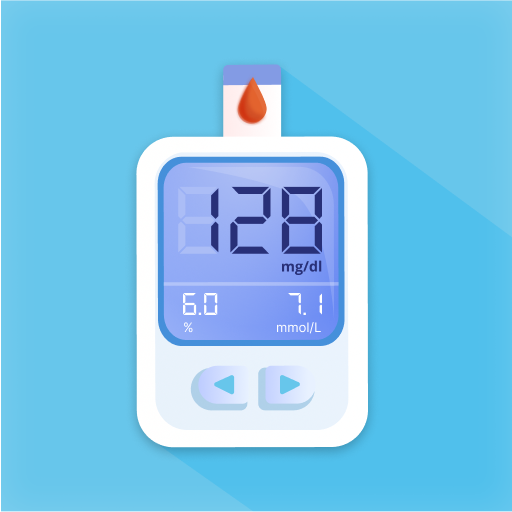 Blood Pressure - Blood Sugar  Icon