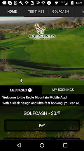 Android application Eagle Mountain Golf Tee Times screenshort