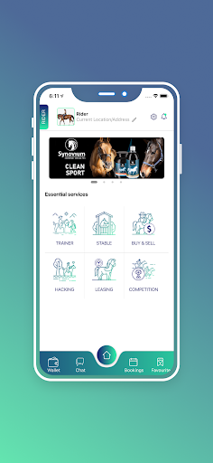 Android application Equester screenshort