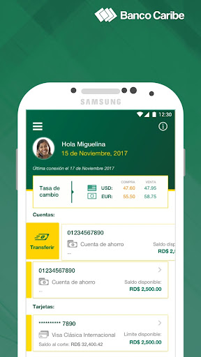 Banco Caribe Screen 2