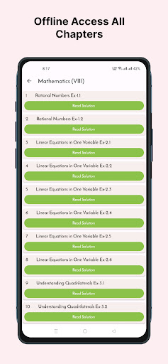 Class 8 Solutions Screen 3