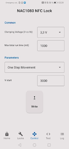 Infineon NFC Lock Showcase Screen 3