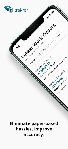 Android application Trakref v3 screenshort
