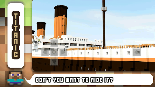 Titanic Mod Ship for MCPE