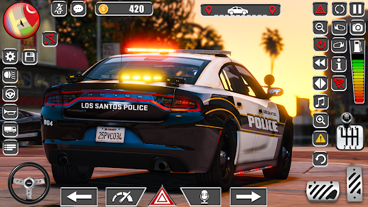 juego de coches de policia