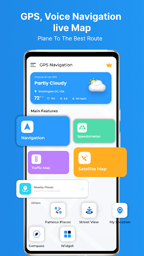 GPS, Voice Navigation live Map screenshot 1