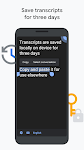 screenshot of Live Transcribe & Notification