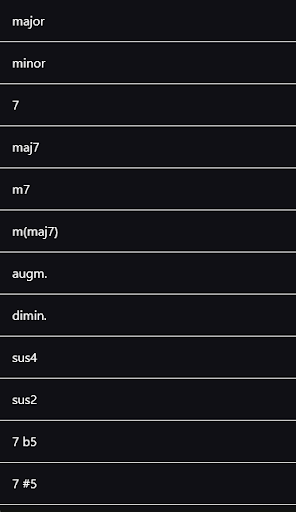 Baritone Chords & Scales Screen 3