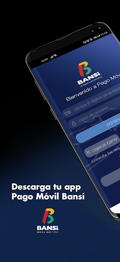 Android application Pago Móvil Bansí screenshort