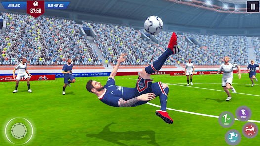 Captura de Pantalla 17 juegos de fútbol 2023Real Kick android