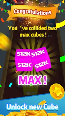 #4. Cube Merge 3D-Match Numbers (Android) By: Jmobile Games