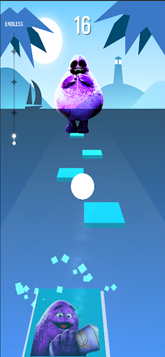 The Grimace Shake Tiles Hop - Screenshot 3