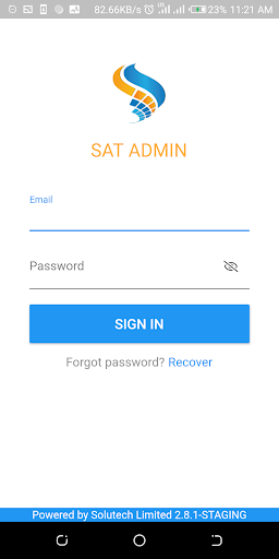 Solutech SAT Admin Screen 3