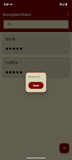 Encrypted Notes