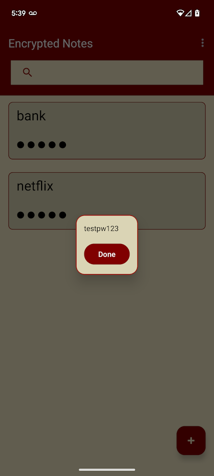 #6. Encrypted Notes (Android) di: BedrockApps
