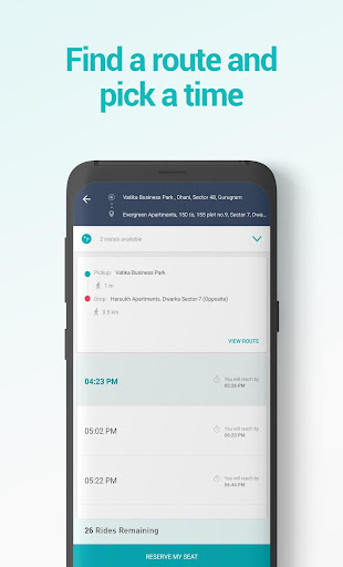 Shuttl - Daily office commute Screen 2