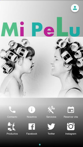 Android application Mi Pelu Las Tablas screenshort