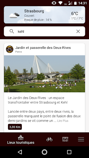 Android application Stras City Tour screenshort