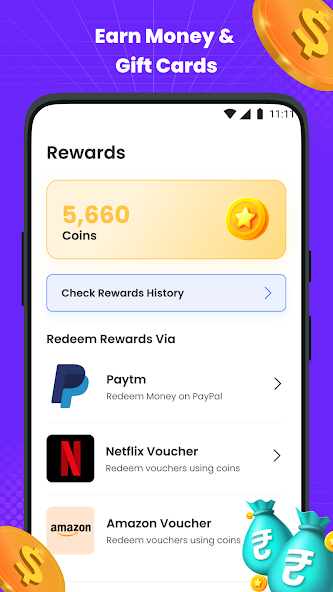 mGamer – Earn Money, Gift Card 2.1.8 APK + Mod (Unlimited money) for Android