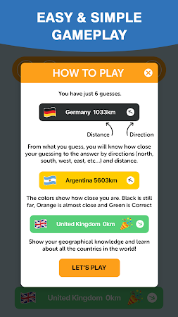 Game screenshot Worldle: Earthle Country Guess apk download