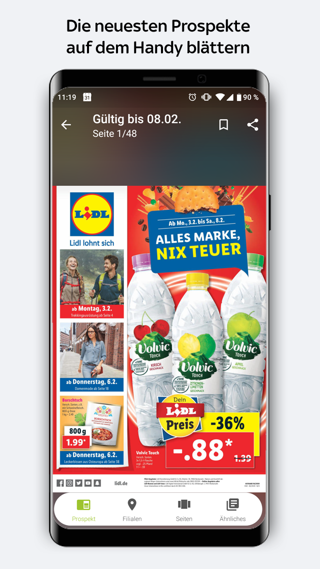 Android application Marktjagd Prospekte & Angebote screenshort