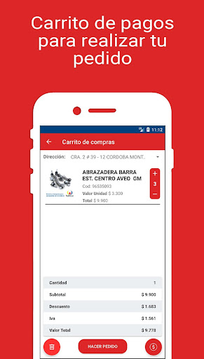 Redpartes: Portal del Cliente Screen 3