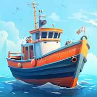 Fish idle: hooked tycoon. Your own fishing boat