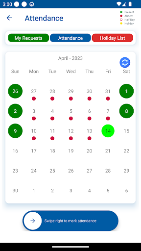 MyTimeOffice Screen 3
