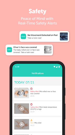 CuboAi Smart Baby Monitor Screen 3