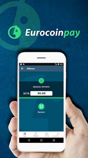 Android application Eurocoinpay screenshort