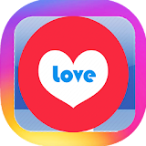 love caption ig and quote icon