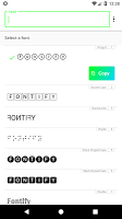 screenshot of Fontify - Fonts for Instagram