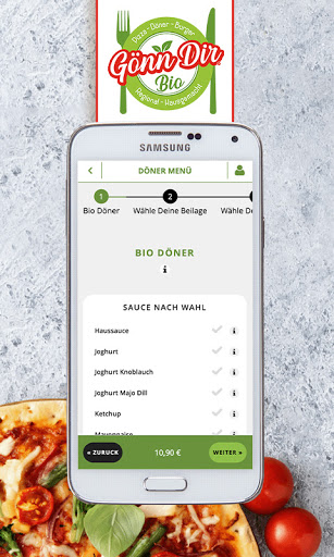 Android application Gönn dir Bio screenshort