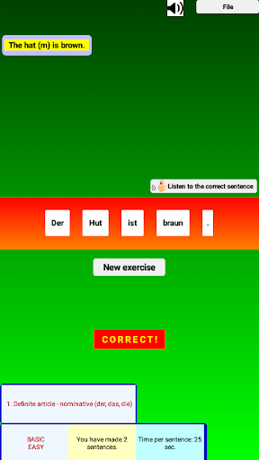 German Grammar Speaking D Screen 3