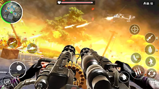 Gun Strike FPS: 槍 遊戲 和平 精英 手機