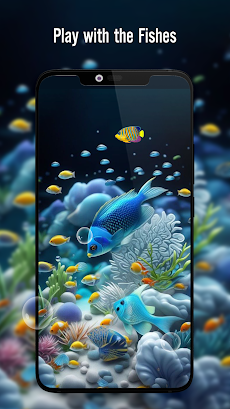 Fish On Screen 3D Wallpaperのおすすめ画像2