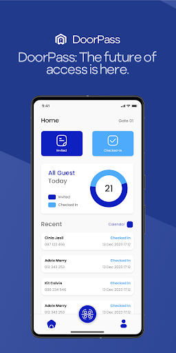 Android application Estate DoorPass by POINTER screenshort