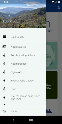 Android application Soul Coach screenshort