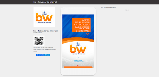 Android application bw - provedor de internet screenshort