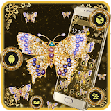 Golden Butterfly Luxury Theme icon