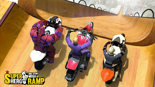 Super Hero Bike Mega Ramp