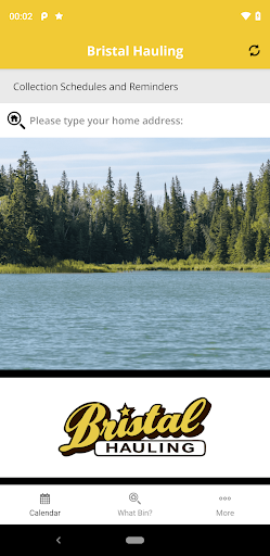Android application Bristal Hauling screenshort