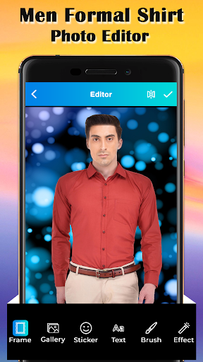 Men Formal Shirt Photo Suit Editor