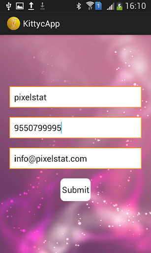 KittyApp Screen 2