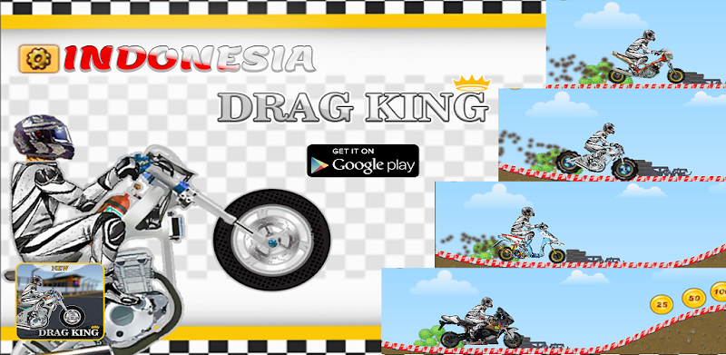 Indonesian Drag Bike Racing - Hill Climb Drag King