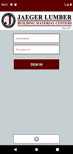 Android application Jaeger Lumber Web Track screenshort
