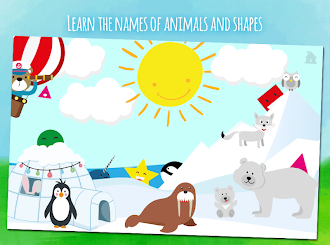 Game screenshot Animals learn words for kids hack